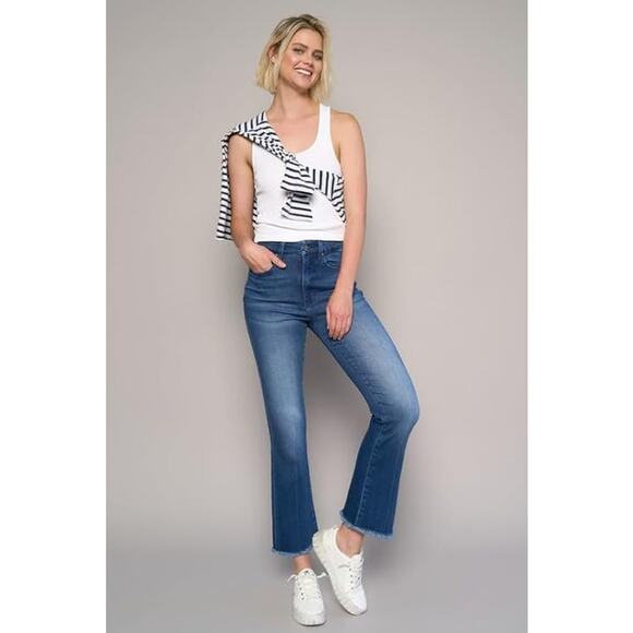 Insane Gene High Rise Crop Boot Jeans - P1683 - Size 11/29 - Picture 3 of 7